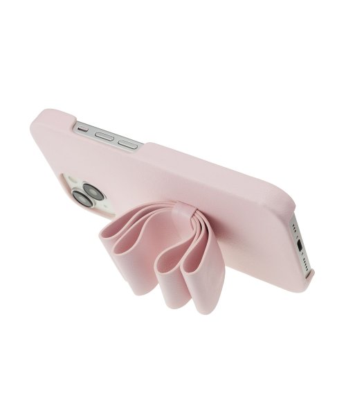 LANVIN en Bleu(Smartphone case)(ランバンオンブルー（スマホケース）)/Slim Wrap Case Stand & Ring Ribbon for iPhone 15 [ Sakura Pink ]/img03