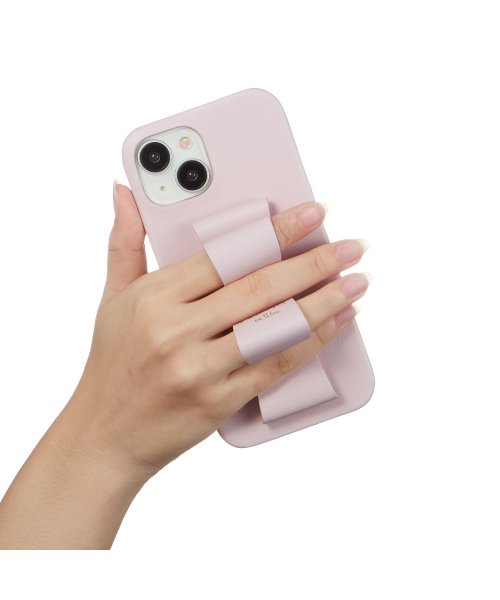 LANVIN en Bleu(Smartphone case)(ランバンオンブルー（スマホケース）)/Slim Wrap Case Stand & Ring Ribbon for iPhone 15 [ Sakura Pink ]/img04