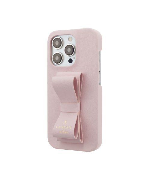 LANVIN en Bleu(Smartphone case)(ランバンオンブルー（スマホケース）)/Slim Wrap Case Stand & Ring Ribbon for iPhone 15 Pro [ Sakura Pink ]/img01