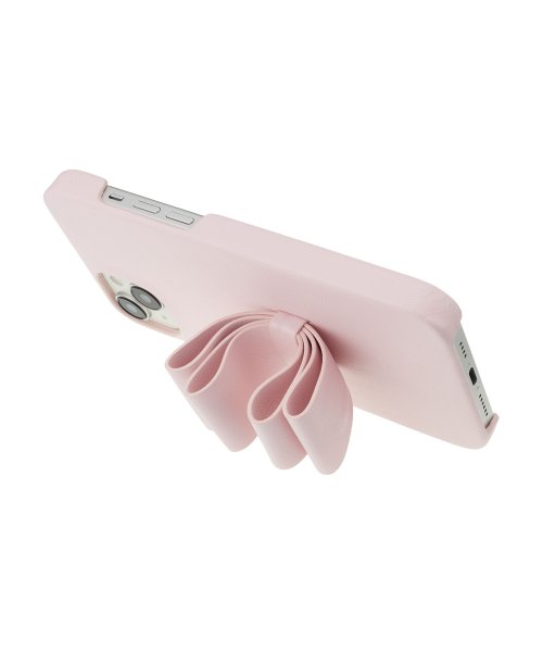 LANVIN en Bleu(Smartphone case)(ランバンオンブルー（スマホケース）)/Slim Wrap Case Stand & Ring Ribbon for iPhone 15 Plus [ Sakura Pink ]/img03