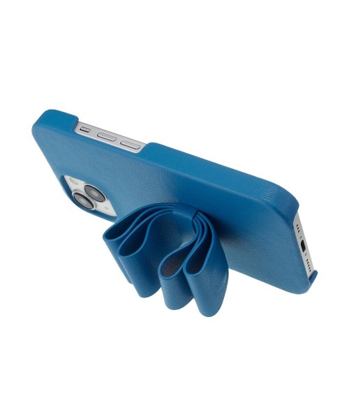 LANVIN en Bleu(Smartphone case)(ランバンオンブルー（スマホケース）)/Slim Wrap Case Stand & Ring Ribbon for iPhone 15 [ Navy ]/img03