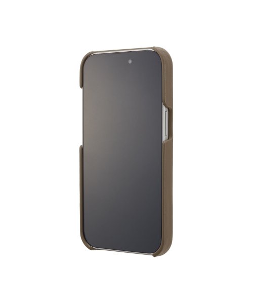 LANVIN en Bleu(Smartphone case)(ランバンオンブルー（スマホケース）)/Slim Wrap Case Stand & Ring Ribbon for iPhone 15 [ Greige ]/img02