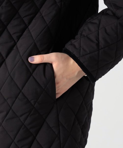 キルティング クルーネックジャケット 