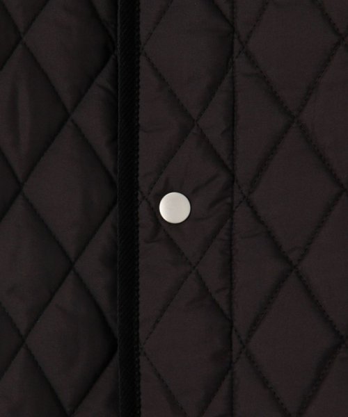 キルティング クルーネックジャケット 