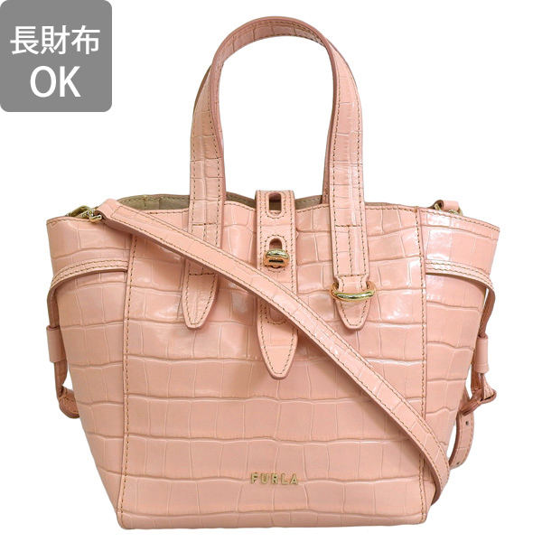 セール】FURLA フルラ NET MINI TOTE ネット ミニ トート バッグ 斜