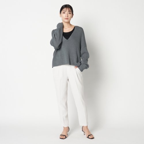 HELIOPOLE(エリオポール)/SILKY DOUBLE TWILL TAPERED PT/img04