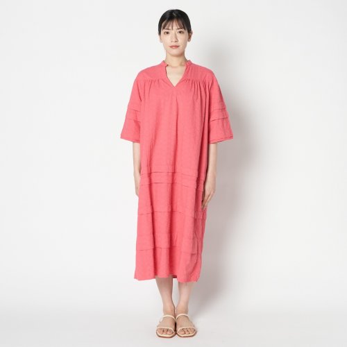 HELIOPOLE(エリオポール)/ETHNICALCOTTON LACE CAFTAN OP/img01