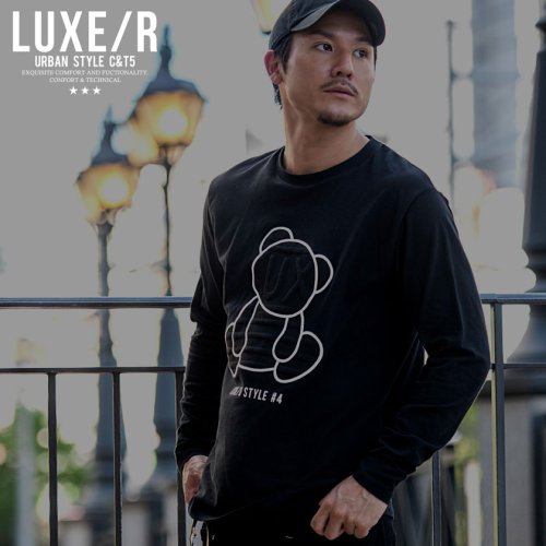 SB Select(エスビーセレクト)/LUXE/R ふくれジャガードワッペンベアロンTEE 長袖Tシャツ/img01