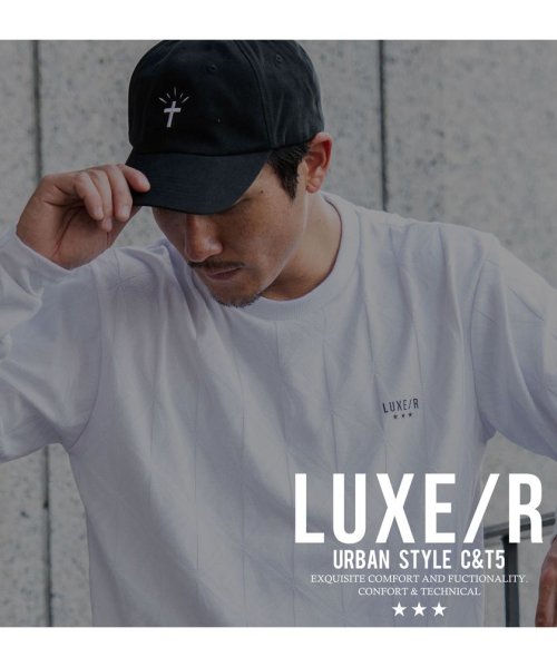 SB Select(エスビーセレクト)/LUXE/R ジャガード織りロンTEE 長袖Tシャツ/img01