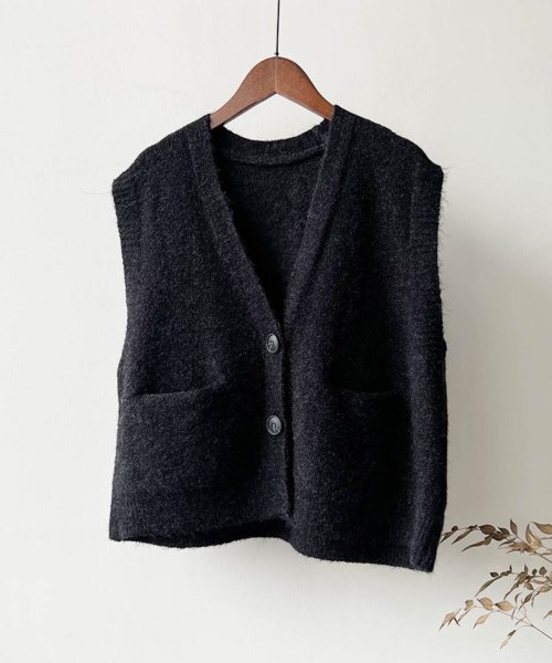 ARGO TOKYO(アルゴトウキョウ)/Rib Knit Vest 25110 リブニットベスト　リブニット　ニットベスト　ニットジレ/img27