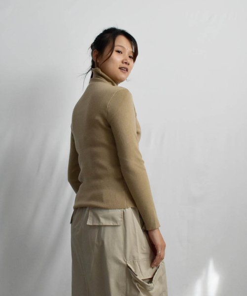 ARGO TOKYO(アルゴトウキョウ)/Center Line High－neck Layered Knit 25109　センターラインハイネックレイヤードニット　レイヤードニット　ハイネックニット　/img29