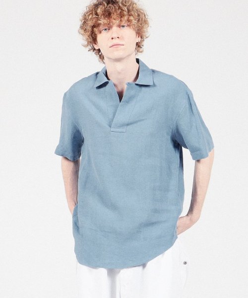 TOMORROWLAND BUYING WEAR(TOMORROWLAND BUYING WEAR)/【別注】BOURRIENNE×LAND OF TOMORROW LIGHT LINEN SHIRT/img01