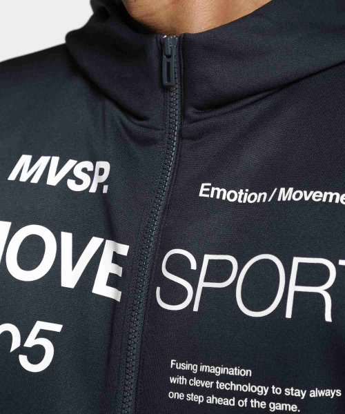 MOVESPORT(ムーブスポーツ)/ライトスムーススウェット オーセンティックロゴ フルジップフーディー/img29