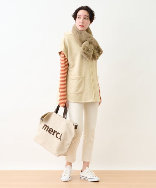 merci ビッグサイズ2WAYトートバッグ【PRIBONDS】 