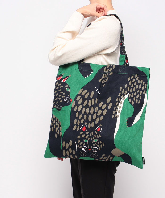 【marimekko】マリメッコ Pieni Ilves bag 44 x 43 cm トートバッグ サブバッグ 72615