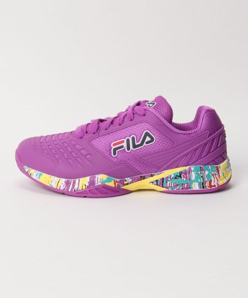 FILA（Shoes）(フィラ（シューズ）)/AXILUS 2 ENERGIZED/アクシラス 2 ENERGIZED ハードコート用テニスシューズ 男女兼用  / パープル/img01