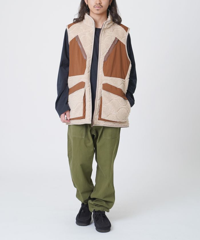 STYLES( STYLES) |WHITE MOUNTAINEERING BOA FLEECE VEST WM2373206