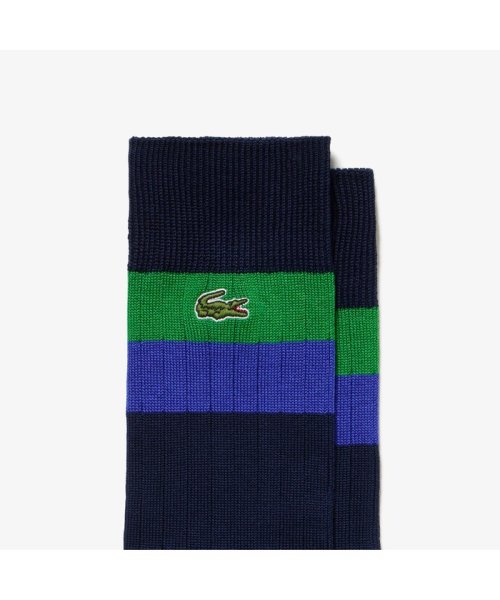 LACOSTE Mens(ラコステ　メンズ)/バイカラーボーダークルーソックス/img02