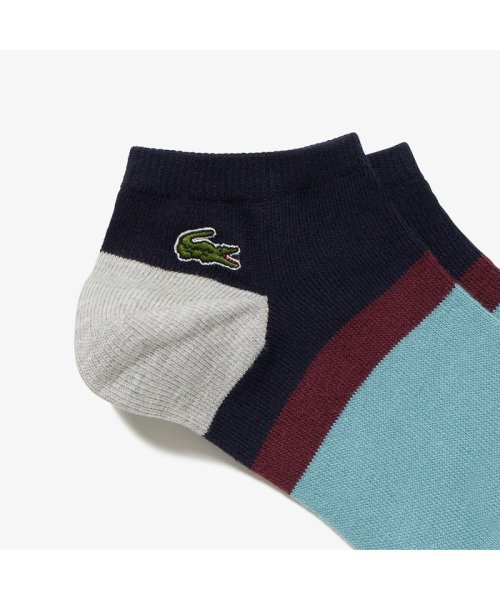 LACOSTE Mens(ラコステ　メンズ)/カラーブロックくるぶし丈ソックス/img01