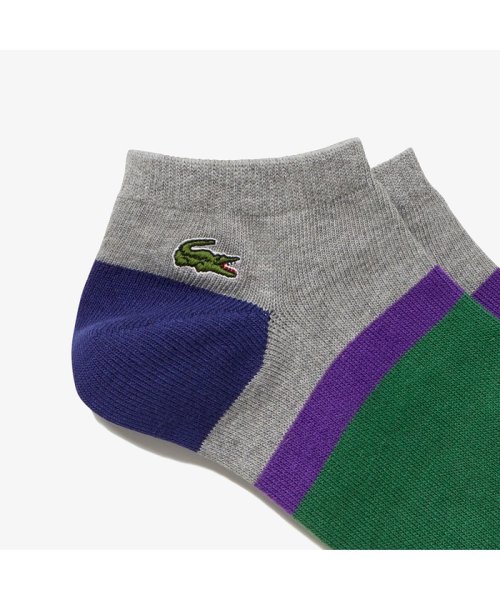 LACOSTE Mens(ラコステ　メンズ)/カラーブロックくるぶし丈ソックス/img03