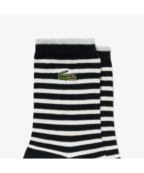 LACOSTE(ラコステ)/コットンブレンドボーダーニットショートソックス/img02