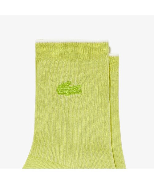 LACOSTE(ラコステ)/レーヨンシルクブレンドリブニットソックス/img02