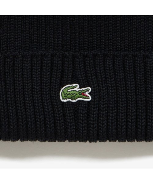 LACOSTE Mens(ラコステ　メンズ)/ワニロゴパッチリブニットキャップ/img03