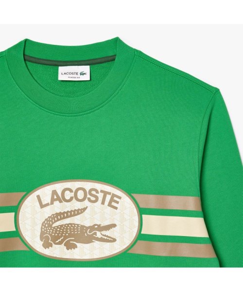 LACOSTE Mens(ラコステ　メンズ)/モノグラムレイヤードオーバルロゴクルーネックスウェット/img02