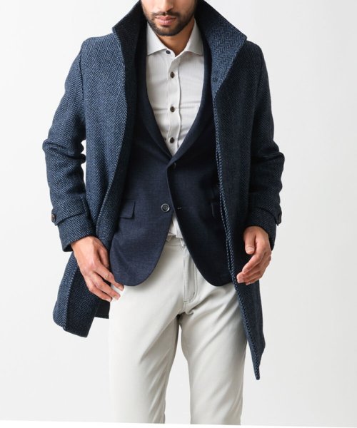尾州ツイード / ロングコート 