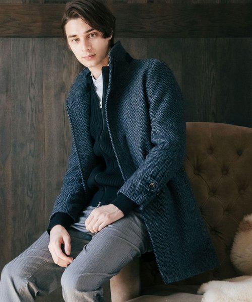 尾州ツイード / ロングコート 