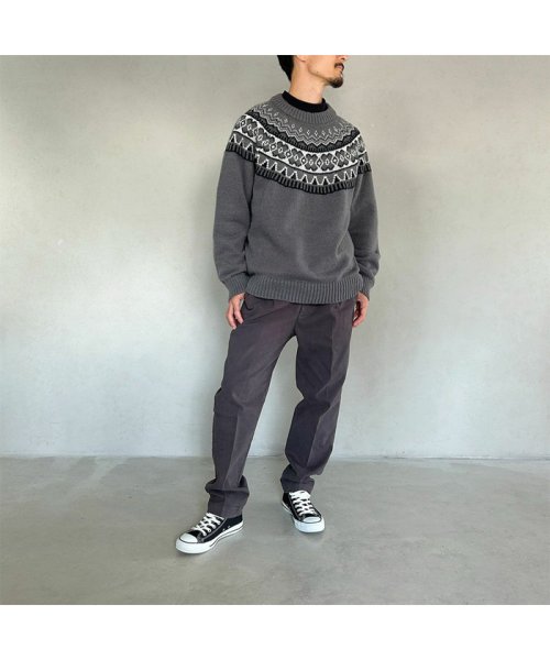 MAC HOUSE(men)(マックハウス（メンズ）)/GOOD CREW グッド クルー ノルディック柄ニット QGC/00099FW/img05