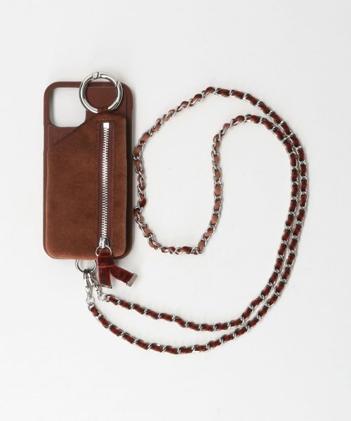 BEAUTY&YOUTH UNITED ARROWS(ビューティーアンドユース　ユナイテッドアローズ)/【WEB限定】＜AJEW＞CADENAS ベルベット チェーン ストラップ iPhone12/12Proケース/img17