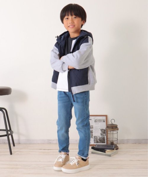 ikka kids(イッカ　キッズ)/【親子おそろい】ブロックスジップパーカー（120〜160cm）/img12