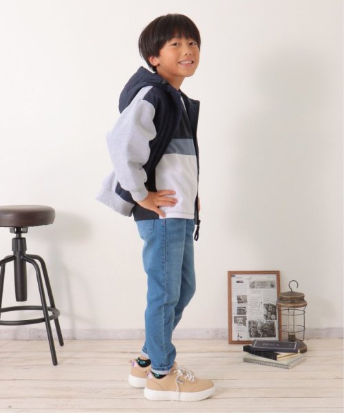 ikka kids(イッカ　キッズ)/【親子おそろい】ブロックスジップパーカー（120〜160cm）/img13