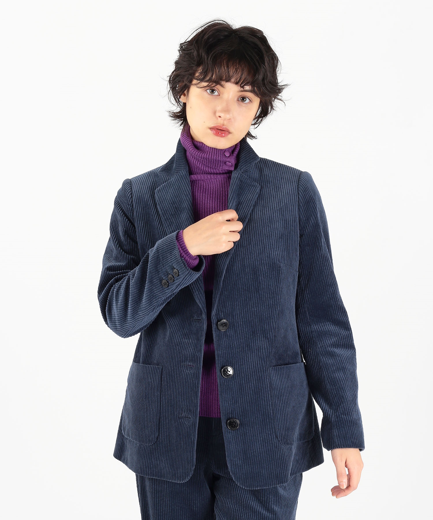 新品】To b.by agnes b. コーデュロイジャケット-