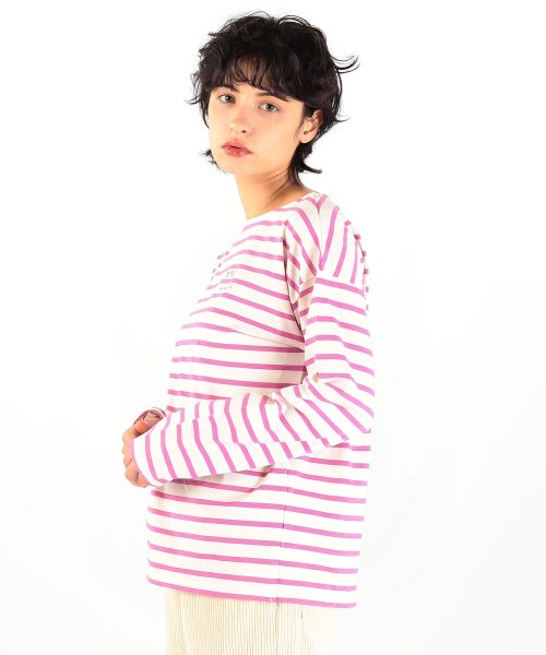 To b. by agnes b. OUTLET(トゥー　ビー　バイ　アニエスベー　アウトレット)/【Outlet】WU21 TS ナチュラルダイボーダーロングT/img04