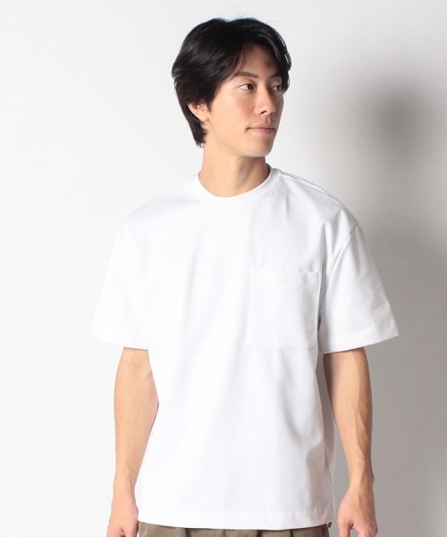 BENETTON (mens)(ベネトン（メンズ）)/ロゴ刺繍入りポケット付き半袖Tシャツ・カットソー/img02
