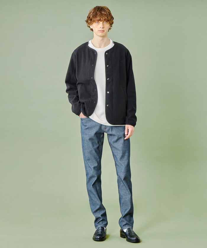 WEB限定】パーシャルチェックフリースカーディガン(505636976)｜HANKYU