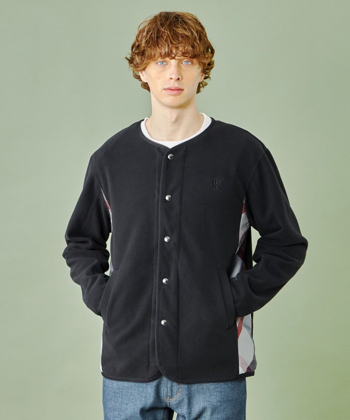 WEB限定】パーシャルチェックフリースカーディガン(505636976)｜HANKYU