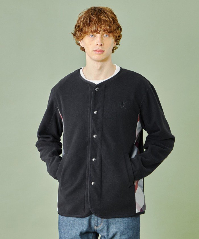 WEB限定】パーシャルチェックフリースカーディガン(505636976)｜HANKYU 