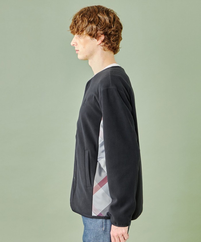 WEB限定】パーシャルチェックフリースカーディガン(505636976)｜HANKYU