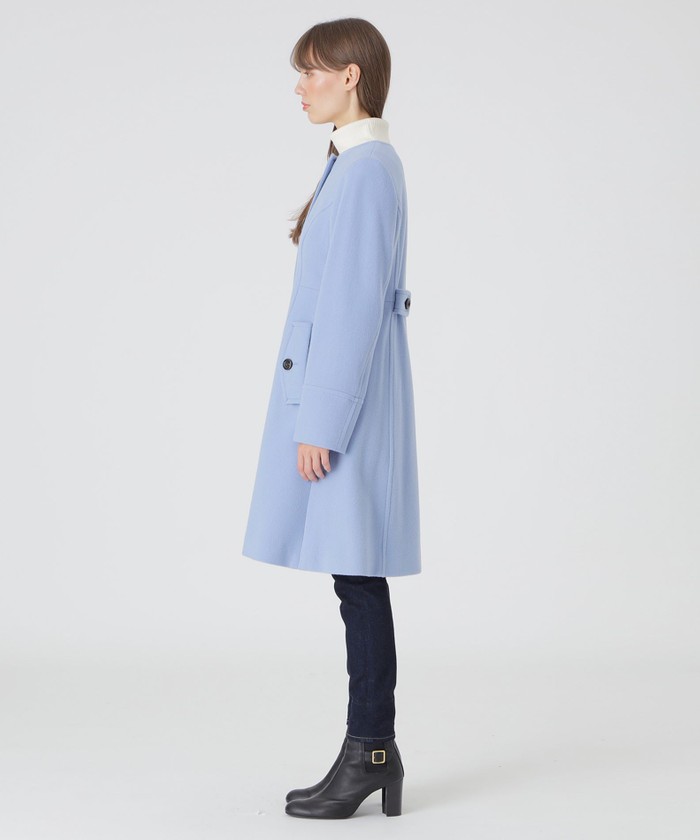 希少40【美品】ブルーレーベルクレストブリッジ ラムブレンドビーバーロングコート ラムブレンドビーバーロングコート(505649193)｜阪急百貨店公式通販