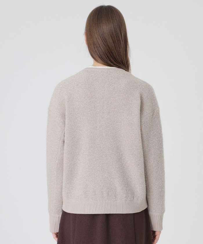 ウールブークレーニットブルゾン(505649206)｜阪急百貨店公式通販