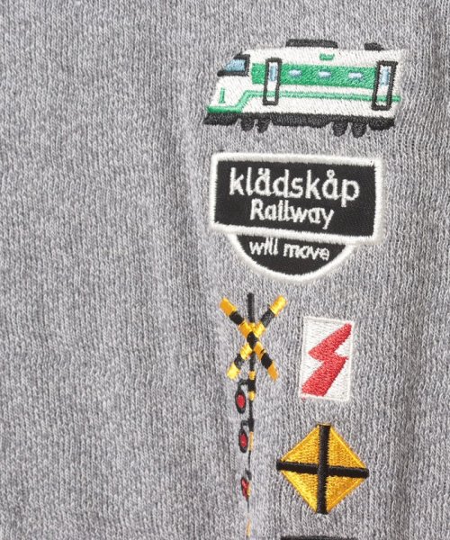 kladskap(クレードスコープ)/電車と踏切接結長袖Tシャツ/img04