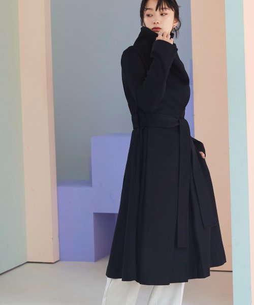 ビッグスタンドカラーウールコート「K1138」 