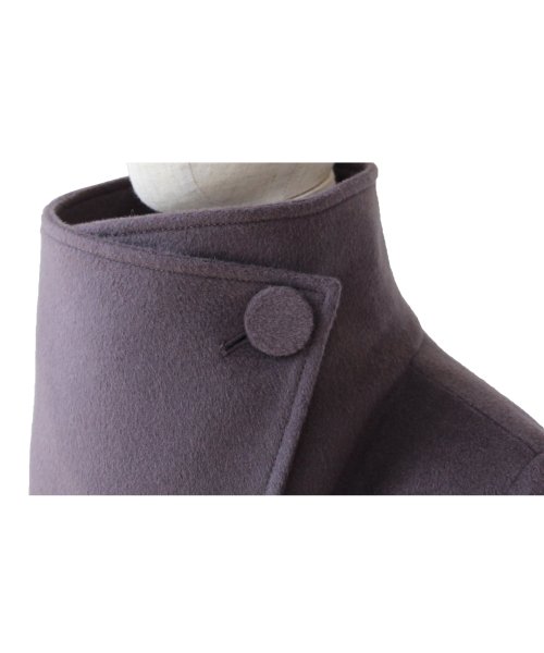 ビッグスタンドカラーウールコート「K1138」 