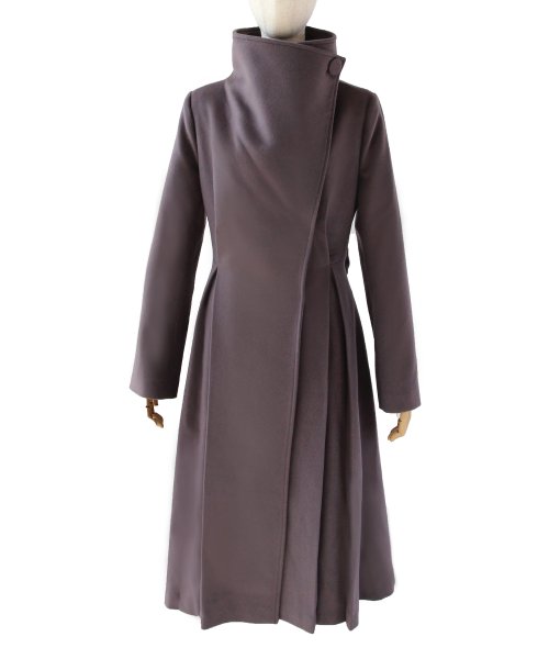 ビッグスタンドカラーウールコート「K1138」 