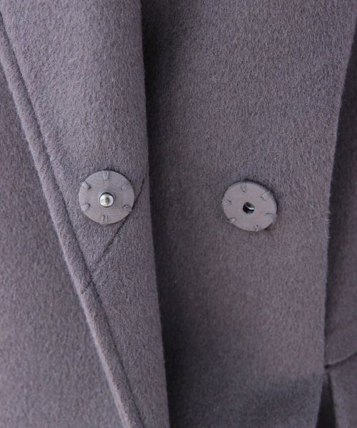 ビッグスタンドカラーウールコート「K1138」 