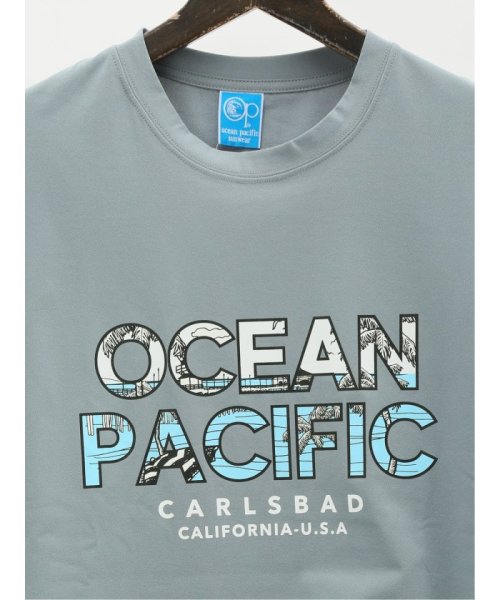 GRAND-BACK(グランバック)/【大きいサイズ】オーシャン パシフィック/Ocean Pacific ロゴプリント クルーネック長袖Tシャツ メンズ Tシャツ カットソー カジュアル インナー/img02