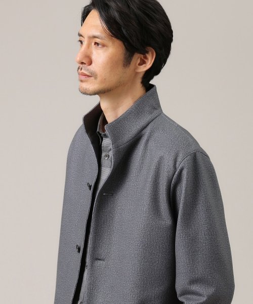 【Down Fabric】スタンドカラーブルゾン ダウンファブリック